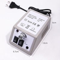 Wiertarka do paznokci elektryczna maszyna do Manicure 20000RPM pilnik do paznokci z frezy do wierteł urządzenie do Pedicure Nail Tools 6